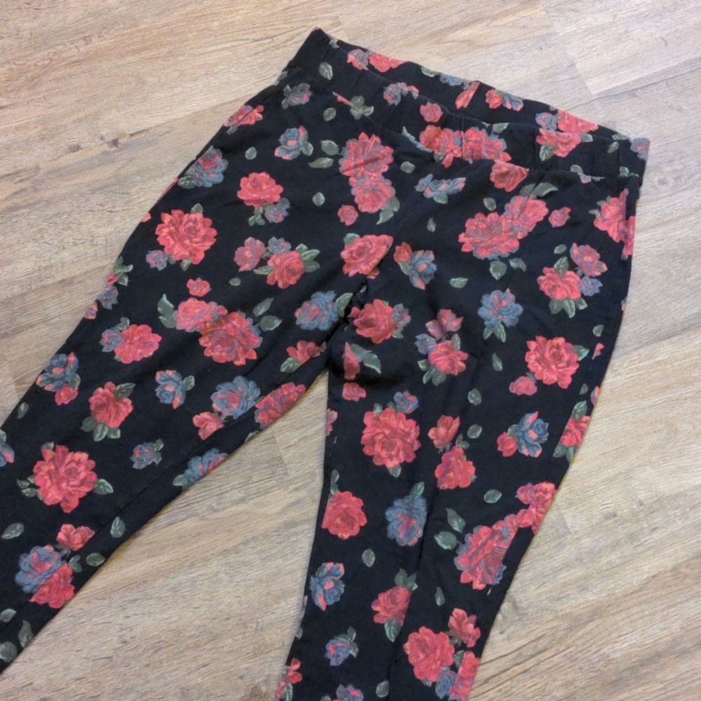 Torrid Floral Leggings, Size 2